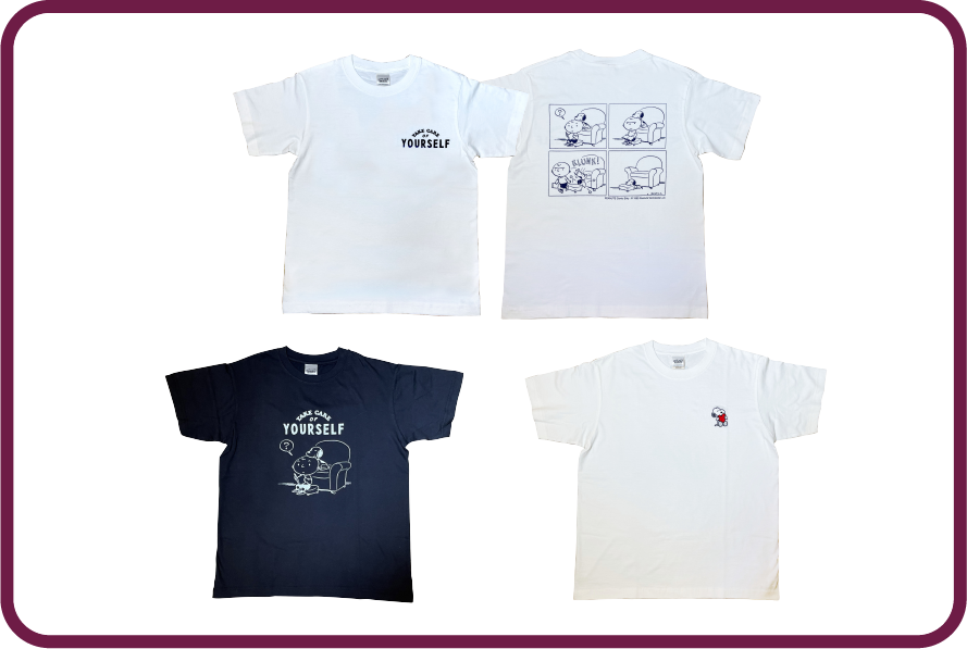 Yourself オーガニックコットンTシャツ(全3種)